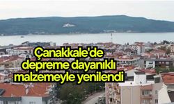 Çanakkale'de depreme dayanıklı malzemeyle yenilendi