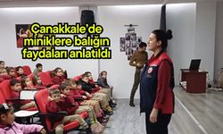 Çanakkale’de miniklere balığın faydaları anlatıldı