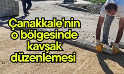 Çanakkale'nin o bölgesinde kavşak düzenlemesi