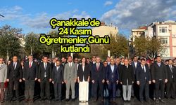 Çanakkale’de 24 Kasım Öğretmenler Günü kutlandı