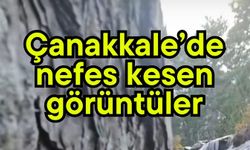 Çanakkale'de nefes kesen görüntüler
