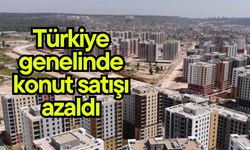 Türkiye genelinde konut satışı azaldı