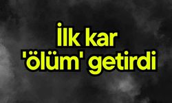 İlk kar 'ölüm' getirdi (Video)