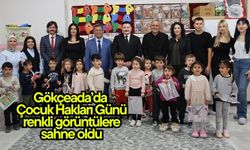 Gökçeada’da Çocuk Hakları Günü renkli görüntülere sahne oldu
