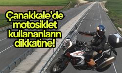 Çanakkale’de motosiklet  kullananların dikkatine!