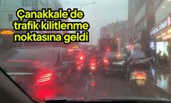 Çanakkale’de trafik kilitlenme noktasına geldi