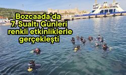 Bozcaada’da 7. Sualtı Günleri renkli etkinliklerle gerçekleşti