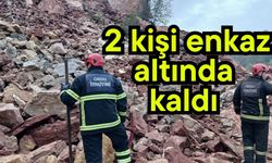 2 kişi enkaz altında kaldı