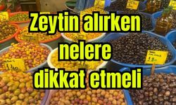 Zeytin alırken nelere dikkat etmeli