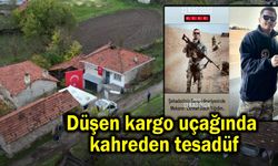 Düşen kargo uçağında kahreden tesadüf