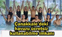 Çanakkale’deki havuzu ücretsiz kullanabilme imkanı