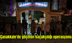 Çanakkale'de göçmen kaçakçılığı operasyonu: 6 organizatör ve 105 kaçak göçmen yakalandı