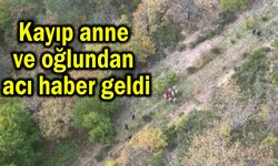 Kayıp anne ve oğlundan acı haber geldi (Video)