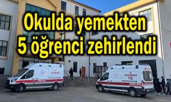 Okula getirilen yemekten 5 öğrenci zehirlendi