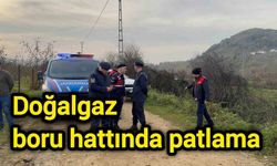 Doğalgaz boru hattında patlama