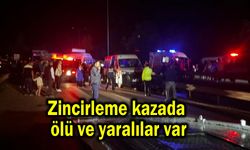 Zincirleme kazada ölü ve yaralılar var (Video)