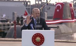 Cumhurbaşkanı Erdoğan 'Dünyada kendi savaş gemisini geliştirip denize indiren 10 ülkeden biri Türkiye'dir'