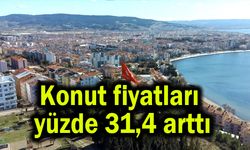 Konut fiyatları yüzde 31,4 arttı