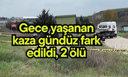 Gece yaşanan kaza gündüz fark edildi, 2 ölü