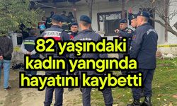 82 yaşındaki kadın yangında hayatını kaybetti