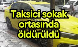 Taksici sokak ortasında öldürüldü (Video)