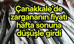 Çanakkale’de zargananın fiyatı hafta sonuna düşüşle girdi