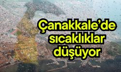 Çanakkale’de sıcaklıklar düşüyor