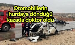 Otomobillerin hurdaya döndüğü kazada doktor öldü