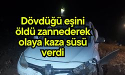 Dövdüğü eşini öldü zannederek olaya kaza süsü verdi
