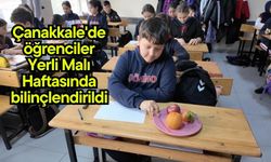 Çanakkale'de öğrenciler Yerli Malı Haftasında bilinçlendirildi