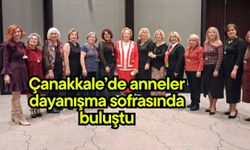 Çanakkale’de anneler dayanışma sofrasında buluştu