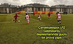 Çanakkalespor U12, Galatasaray deplasmanında güçlü bir prova yaptı