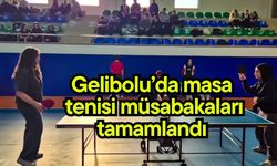 Gelibolu’da masa tenisi müsabakaları tamamlandı