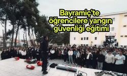Bayramiç’te öğrencilere yangın güvenliği eğitimi
