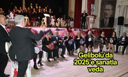 Gelibolu’da 2025’e sanatla veda