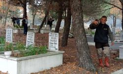 Hacıpehlivan köyünde mezarlık temizliği