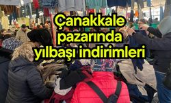Çanakkale pazarında yılbaşı indirimleri