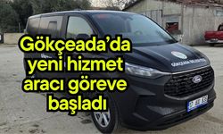 Gökçeada’da yeni hizmet aracı göreve başladı