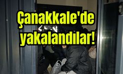 Çanakkale'de yakalandılar!