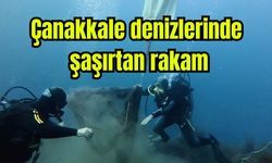 Çanakkale denizlerinde şaşırtan rakam (Video)