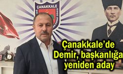 Çanakkale’de Demir, başkanlığa yeniden aday
