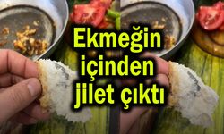 Ekmeğin içinden jilet çıktı (Video)