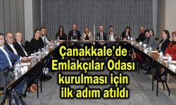 Çanakkale’de Emlakçılar Odası kurulması için ilk adım atıldı