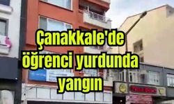 Çanakkale'de öğrenci yurdunda yangın paniği: 4 öğrenci hastaneye kaldırıldı