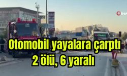 Ters yöne giren otomobil yayalara çarptı: 2 ölü, 6 yaralı (Video)