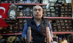 Yeni model bakır su mataraları büyük rağbet görüyor