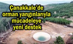 Çanakkale’de orman yangınlarıyla mücadeleye yeni destek