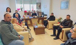 MHP Lapseki İlçe Teşkilatından Başhekim Okan’a ziyaret