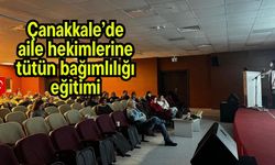 Çanakkale’de aile hekimlerine tütün bağımlılığı eğitimi