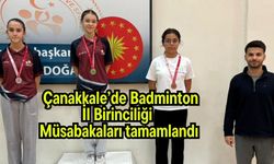 Çanakkale’de Badminton İl Birinciliği Müsabakaları tamamlandı